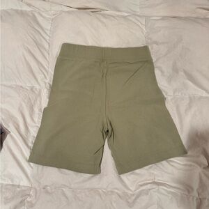 Light green bike shorts